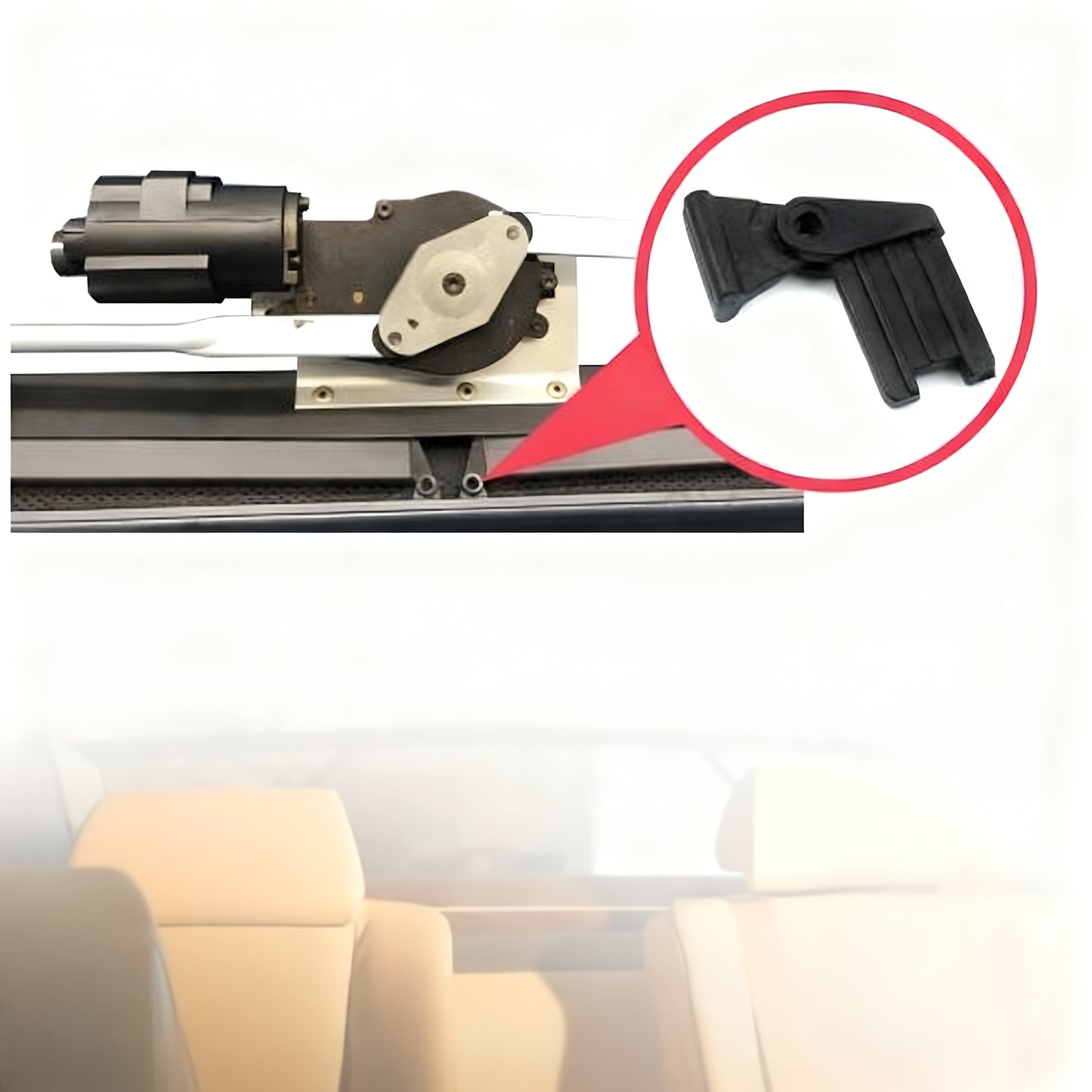 Soportes para persianas de parasol de ventana trasera para BMW E38 E39 E46 E60 E65 E66 E67 Vectra C