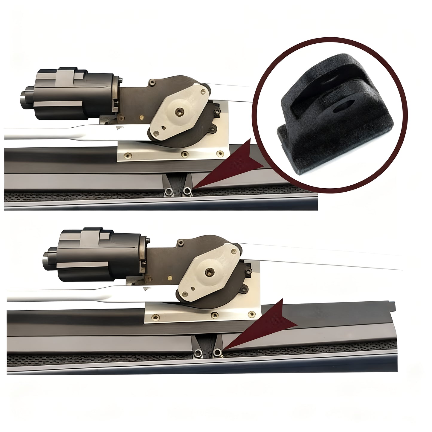 Soporte para persiana de cortina trasera para BMW E38 E39 E46 Mercedes W140 W124 W210 W211 Opel Vectra C