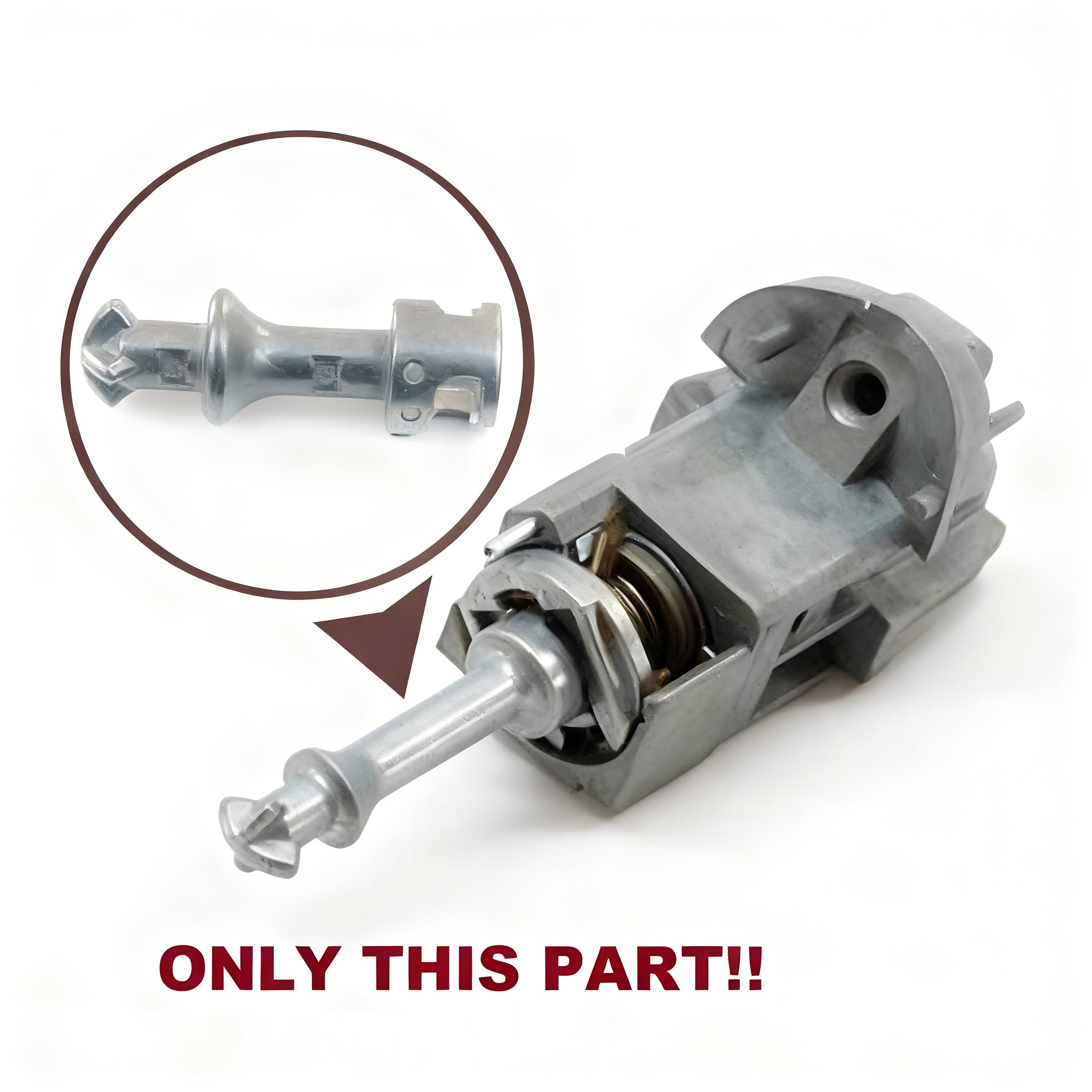 Pieza de reparación del cilindro de la cerradura de la puerta delantera (40 mm) 51217019975 para BMW E46 M3 325i 330i 323i 328i