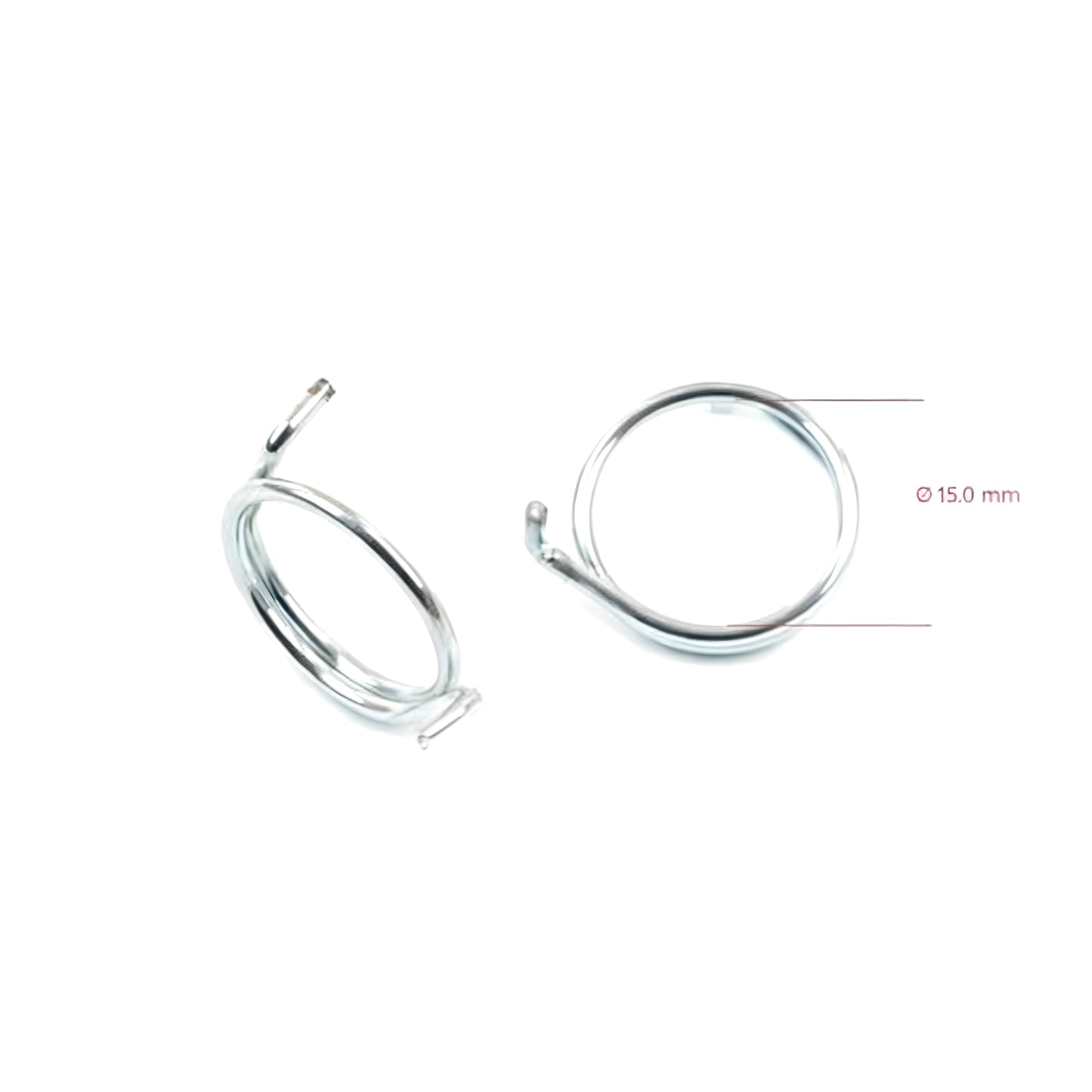 1 Set 2 Pieces Door Lock Actuator Repair Springs for Mercedes Diameter 15 mm