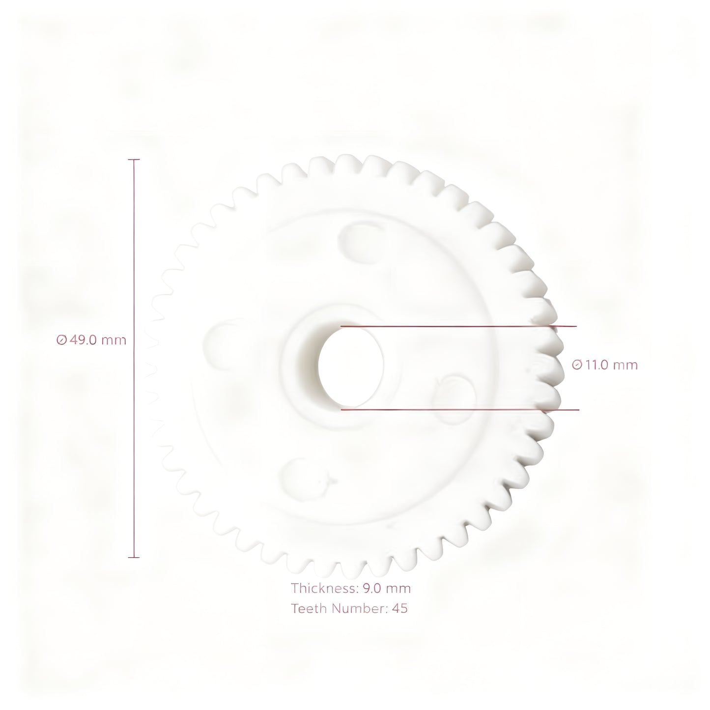 Sunroof Motor Repair Gear 1247800407 for Mercedes E Class W123 W124