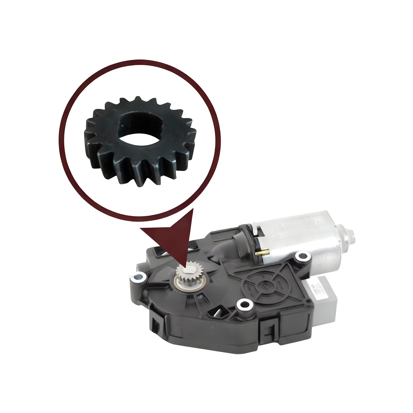 Engranaje del motor del techo corredizo A2048201442 (19 dientes, diámetro 45733 mm) para Mercedes, BMW, Ford, Jaguar, VW, Volvo, Audi y Skoda
