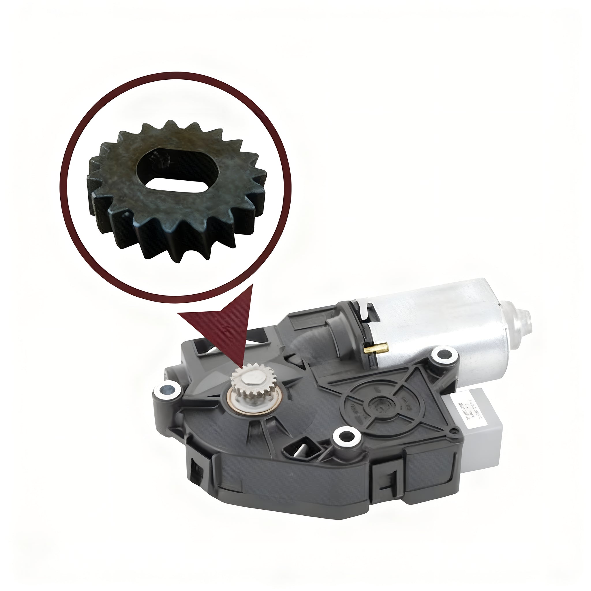 Engranaje del motor del techo corredizo A2048201442 19 T diámetro 18 mm para Mercedes BMW Ford Jaguar VW Volvo Audi Skoda