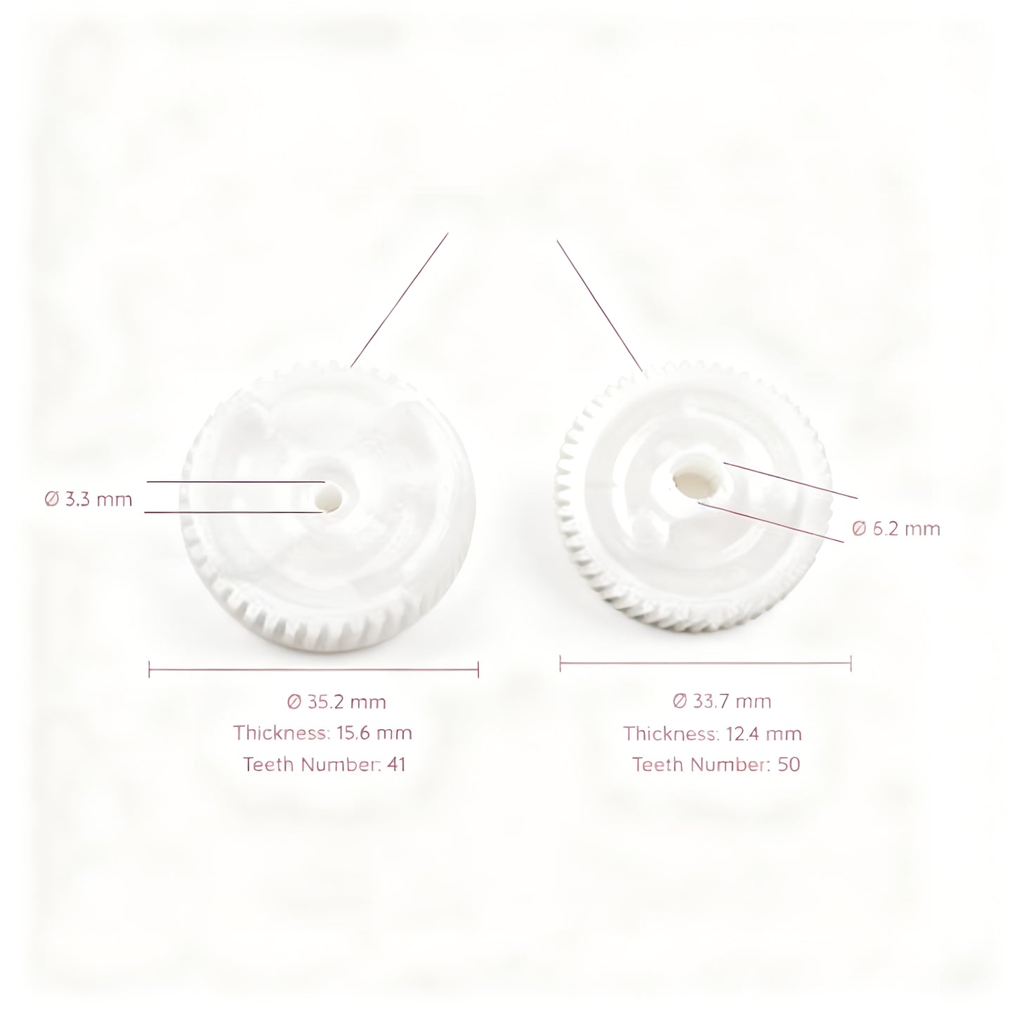 Engranajes de reparación del actuador del pestillo de la cerradura de la puerta izquierda 51217202143 para BMW Serie 1 3 5 FZ