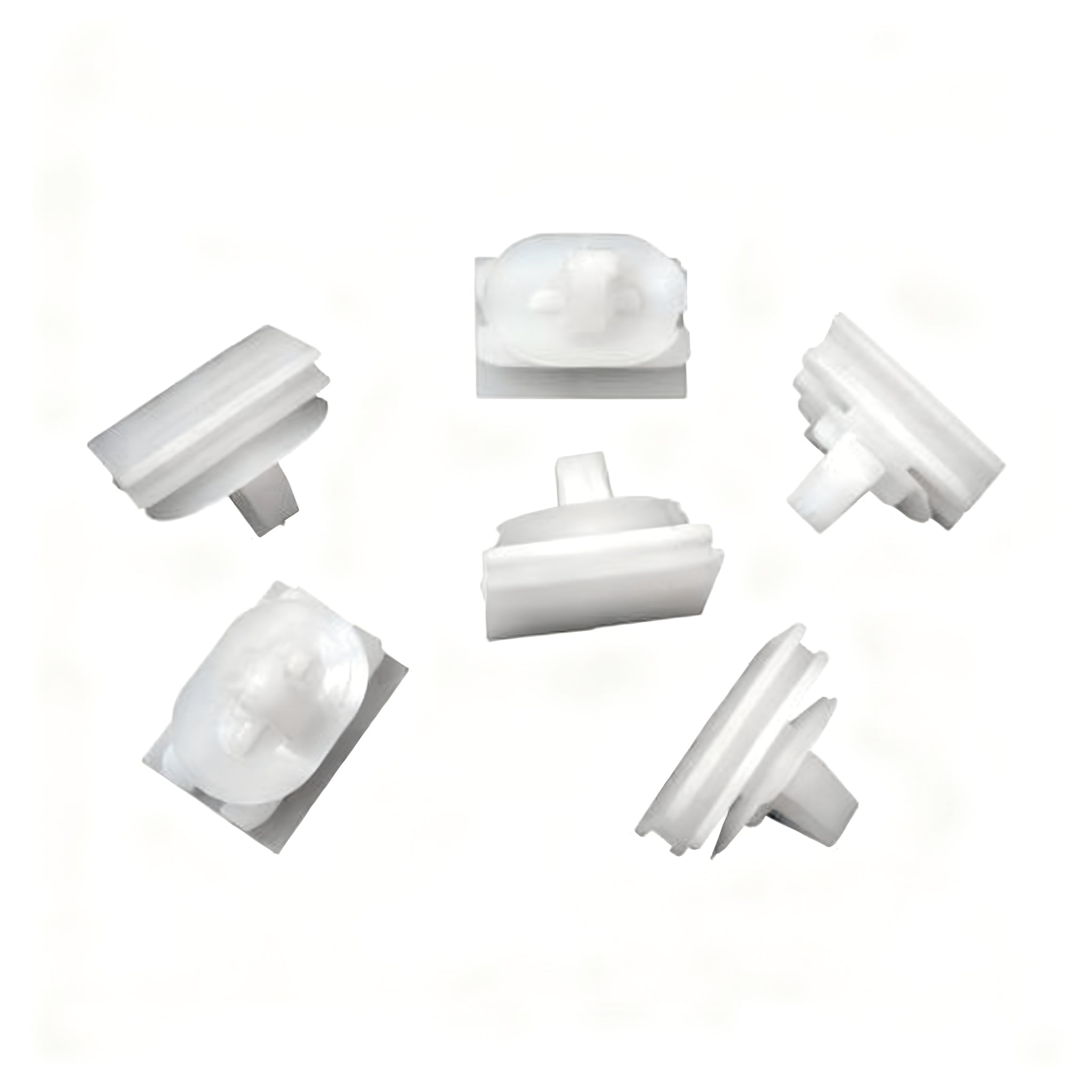 10 clips de moldura para Renault Kangoo Clio 7703067448. Tamaño de la cabeza: 22 mm x 16 mm. Se adapta a orificios de 8 mm.