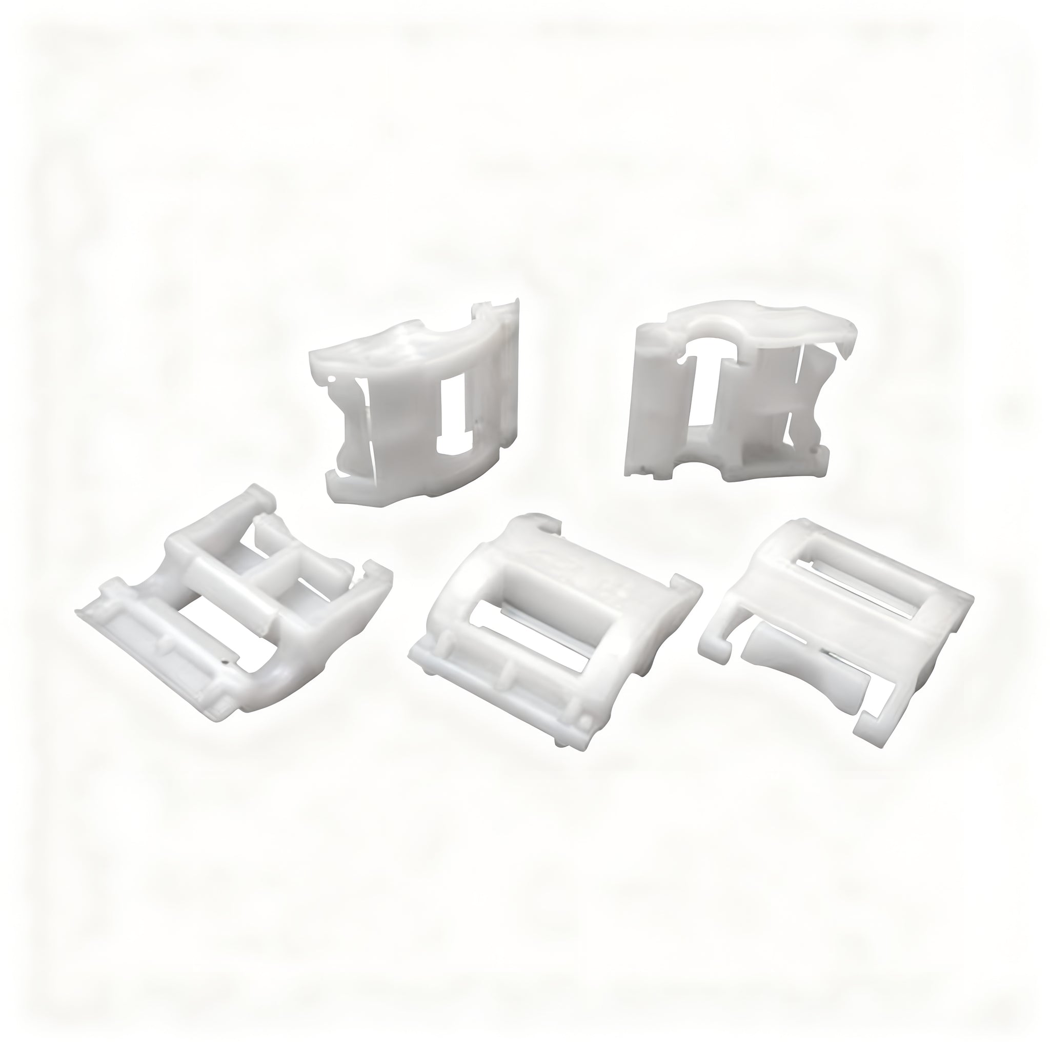 10 Pieces Side Moulding Clip White For Renault 7703077256