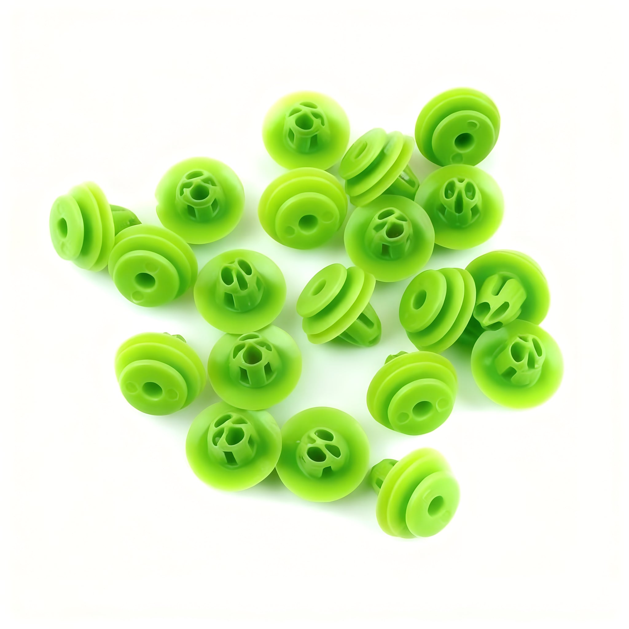 20 piezas de Clips verdes de retenedor de ajuste Interior de Panel de puerta para Honda 91560 SZW 3