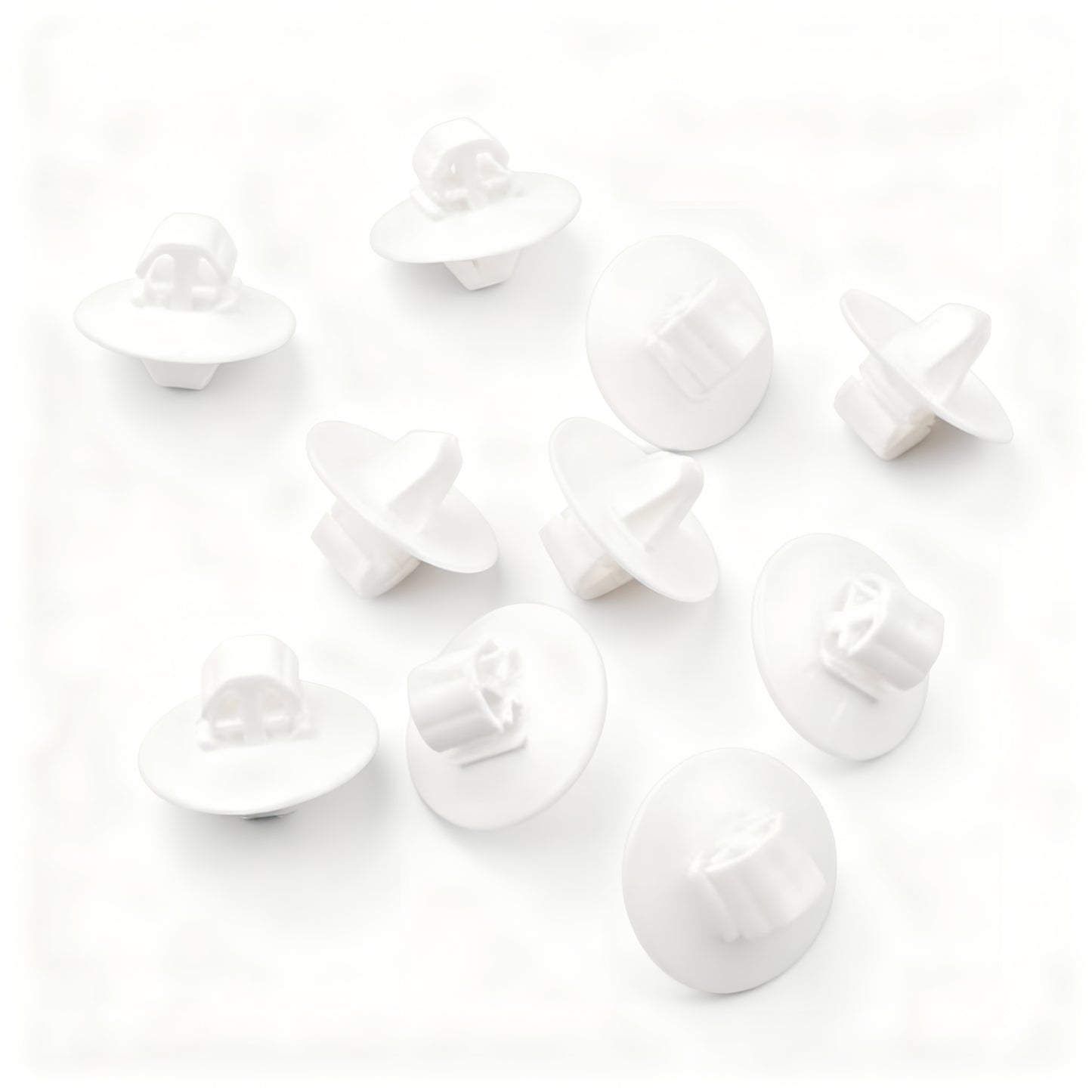 10 clips de plástico para molduras laterales exteriores de puertas, 2E1867289C, para VW Crafter, Mercedes Sprinter