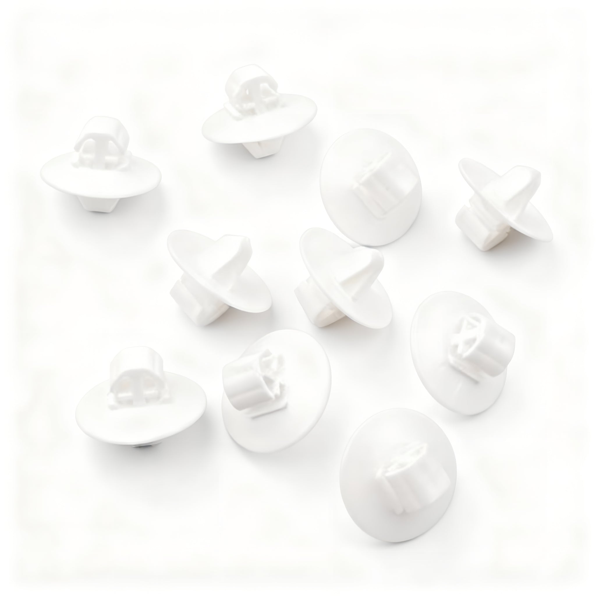 10 clips de plástico para molduras laterales exteriores de puertas, 2E1867289C, para VW Crafter, Mercedes Sprinter