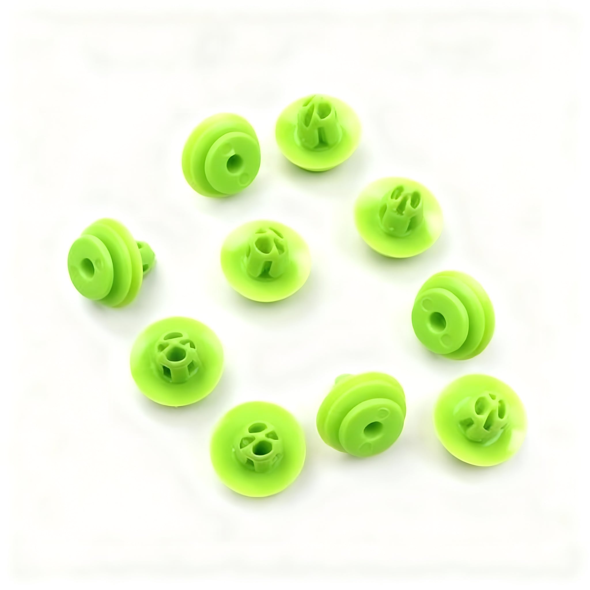 10 Pieces Door Panel Interior Trim Retainer Green Clips For Honda 91560 SZW 3