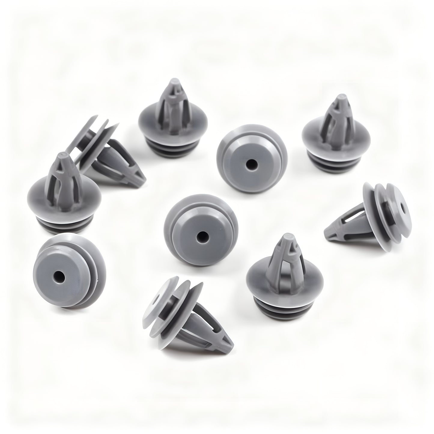 10 Pieces Door Trim Panel Retainer Grey 51418224781 for BMW E46 E60