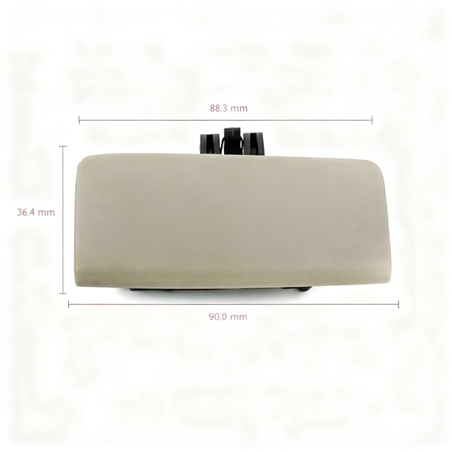 Botón de apertura de la tapa de la guantera beige 735426145 para Fiat Linea Punto Evo