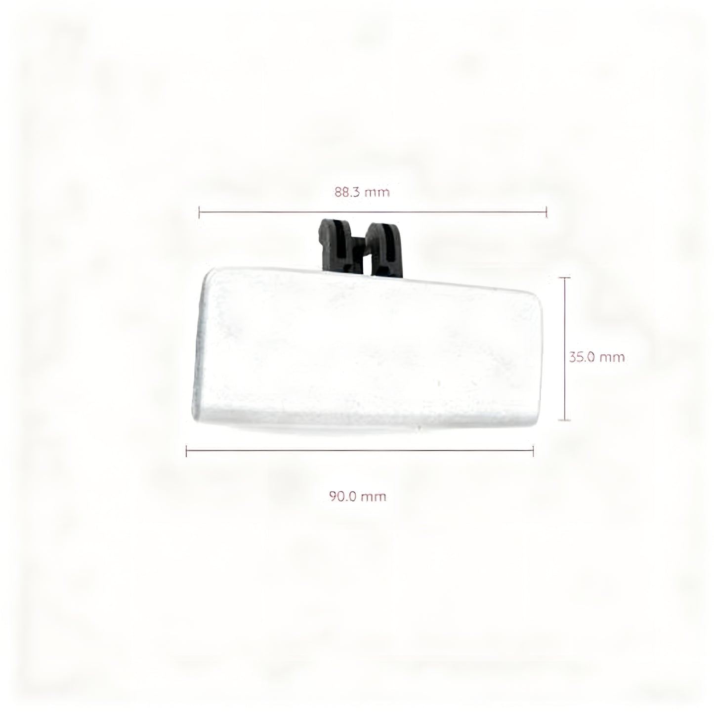 Glove Box Lid Handle Button Opener Silver Gray 735450109 for Fiat Linea Punto Evo