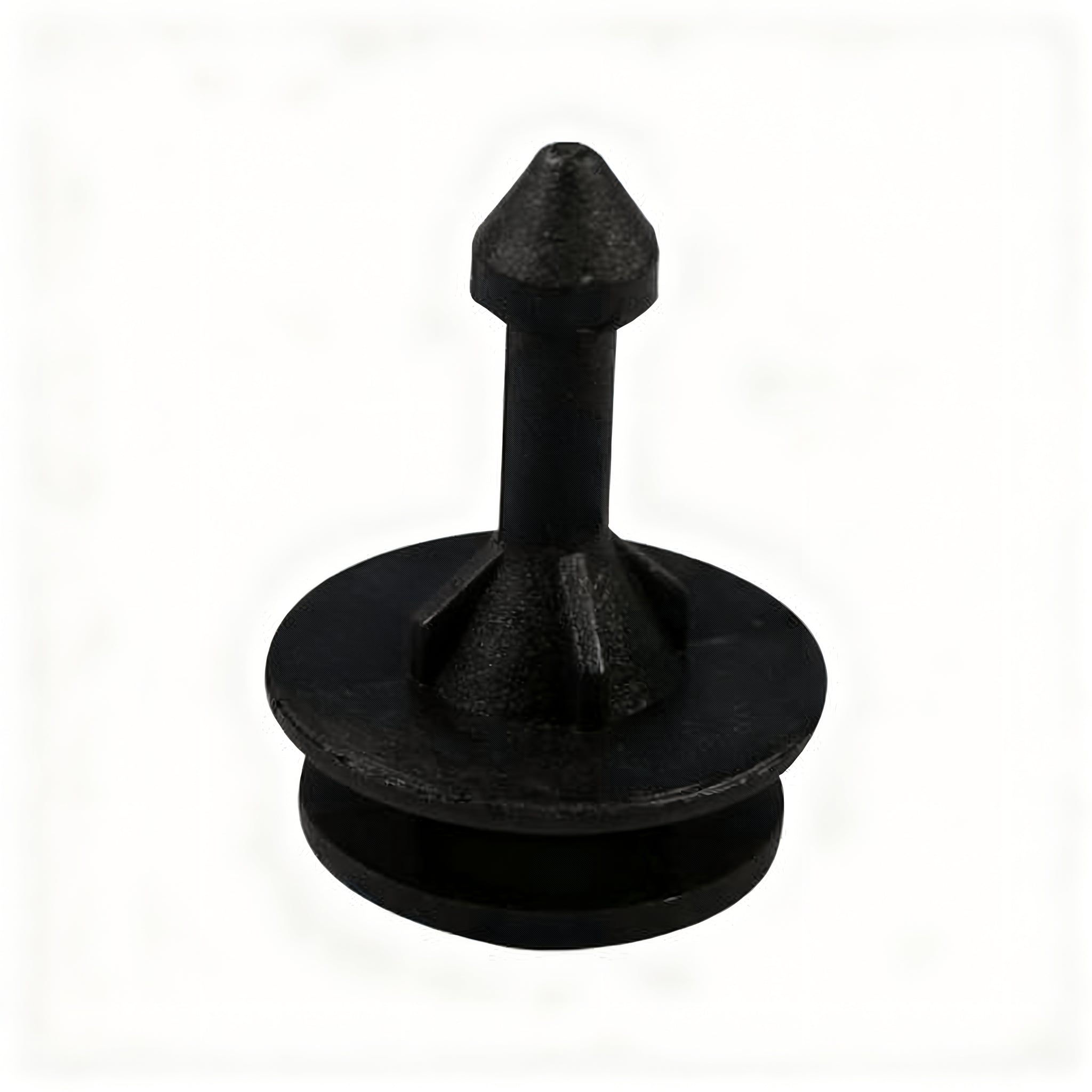 10 piezas de retenedor de panel de moldura de puerta para VW Audi, cabeza superior de nailon negro, tamaño 45881 mm